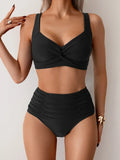 Laluna® | Hochtailliertes Sommer-Bikini-Set