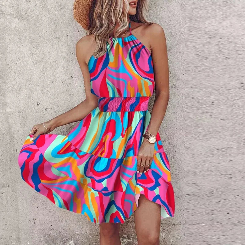 Loxlie | Rückenfreies Kleid für einen eleganten Look