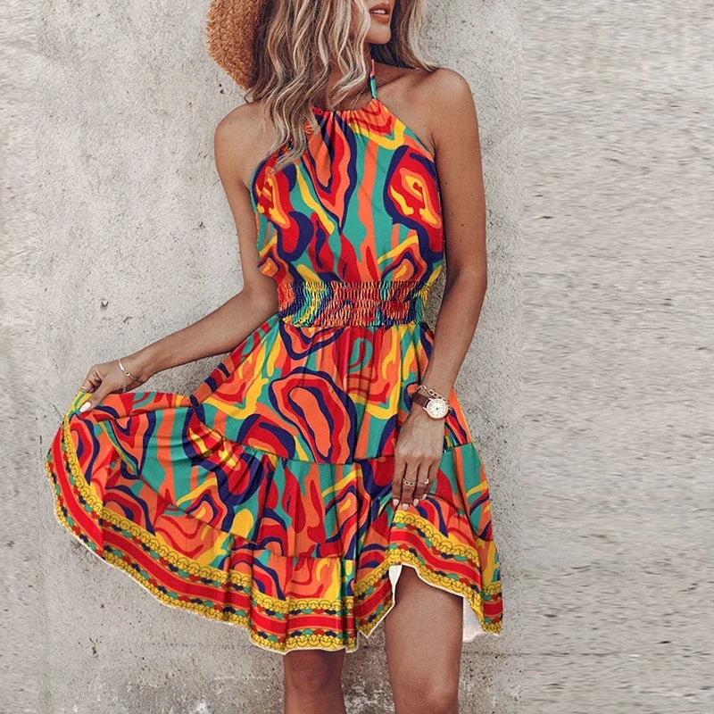 Loxlie | Rückenfreies Kleid für einen eleganten Look