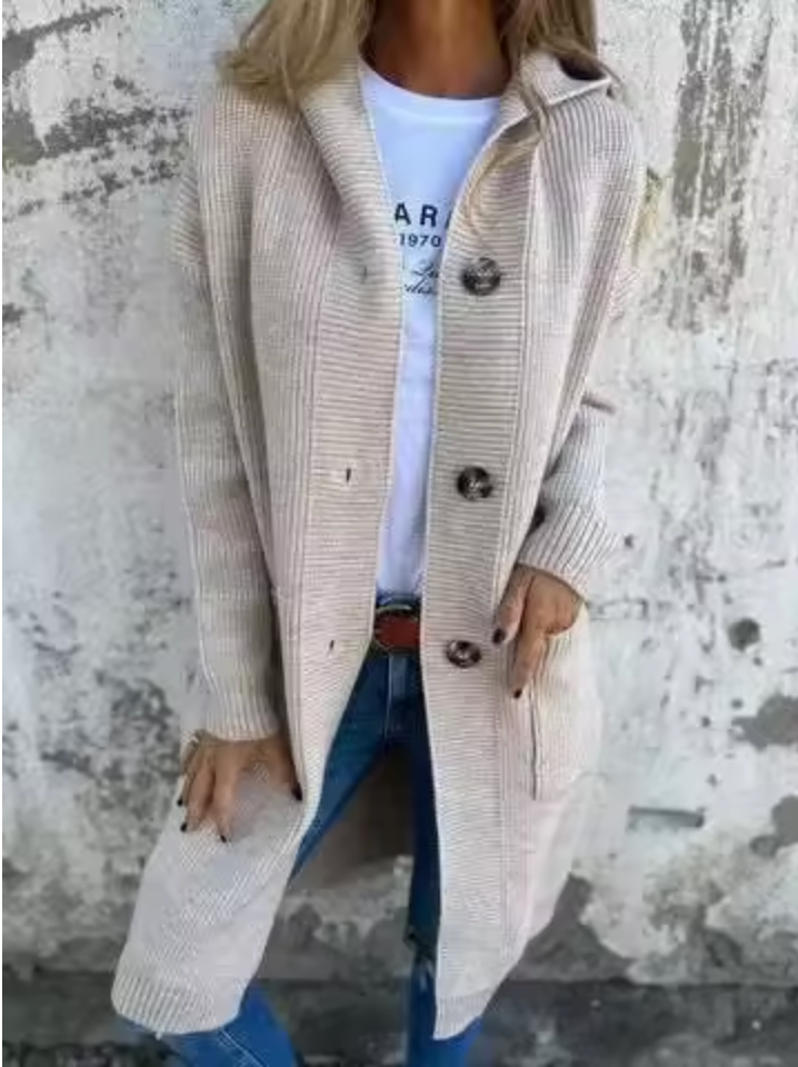 Giselle™ | Cozy, Long Cardigan for Extra Warmth