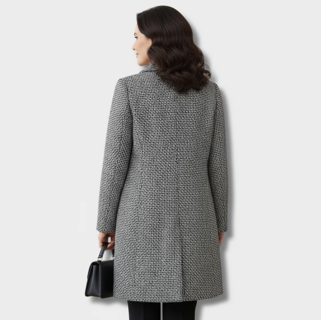 Wendy™ | Elegant Long Fabric Coat