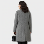 Wendy™ | Elegant Long Fabric Coat