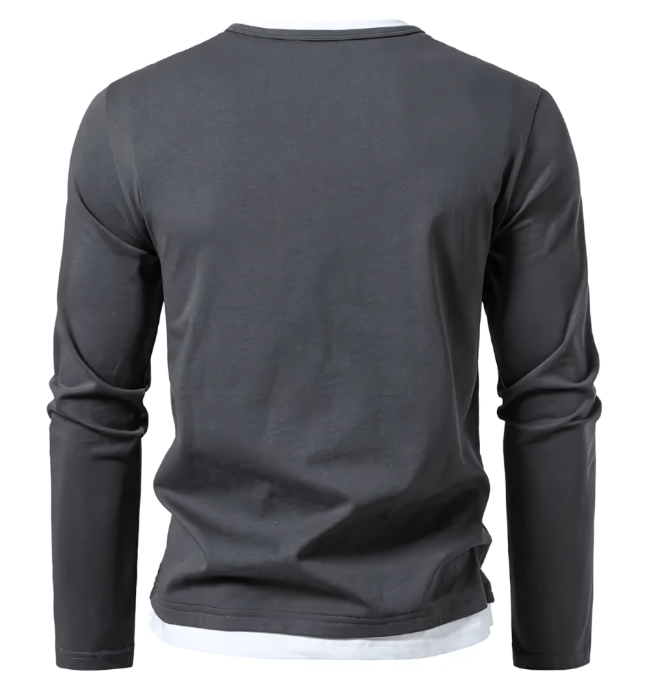 Alwin | Hochwertiges Langarmshirt aus gekämmter Baumwolle
