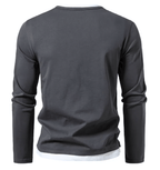 Alwin | Hochwertiges Langarmshirt aus gekämmter Baumwolle