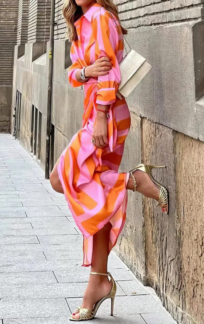Elvina - Bedrucktes Wickelkleid für Damen