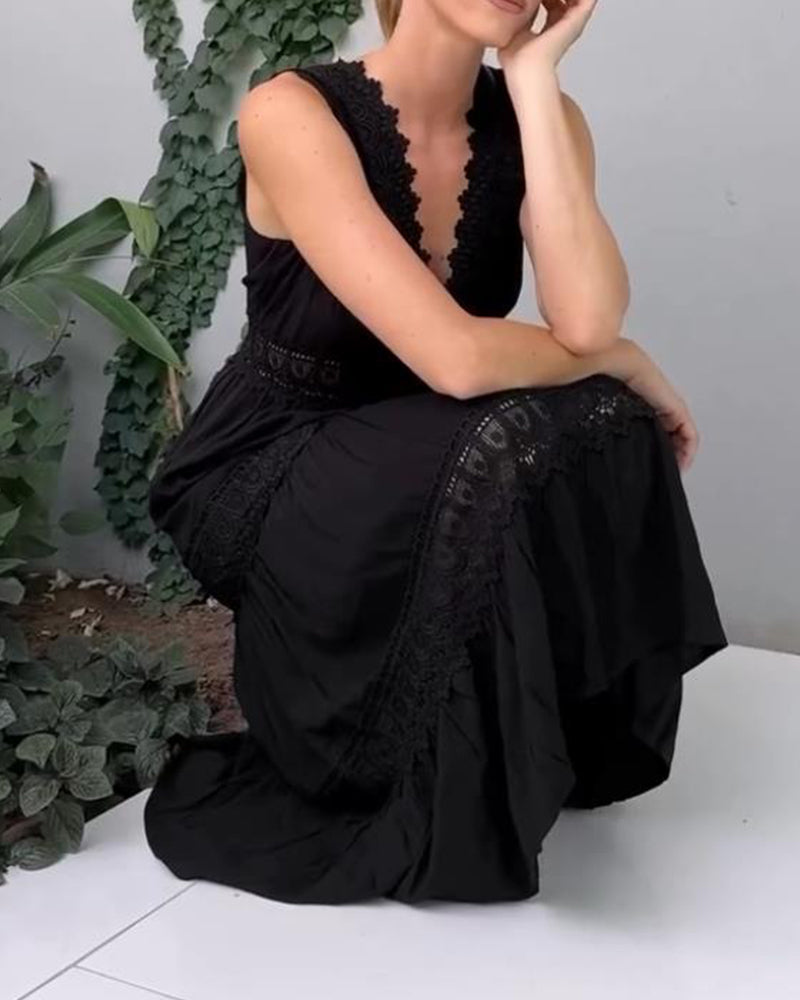 Liv™ | Schwarz und Weiß Kleid
