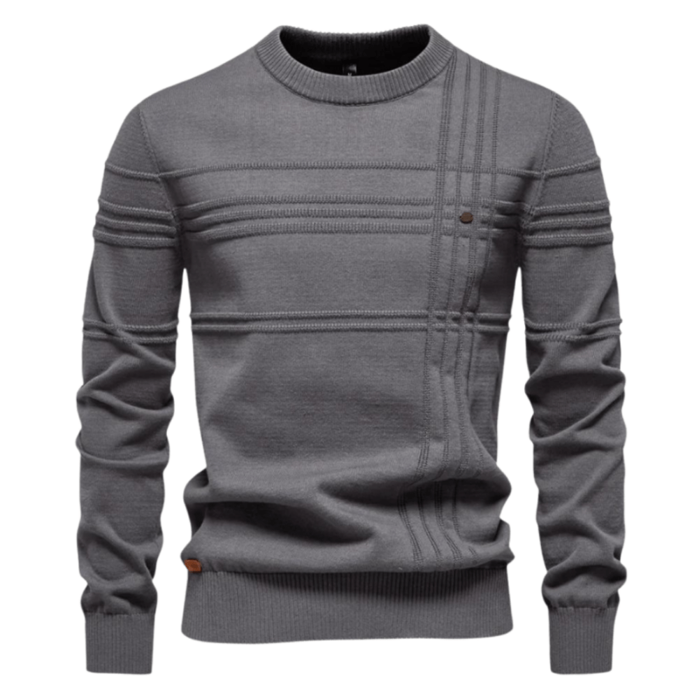 Burkhard | Eleganter Herrenpullover im Karomuster