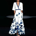 Rubby | V-Neck Dress with Belt