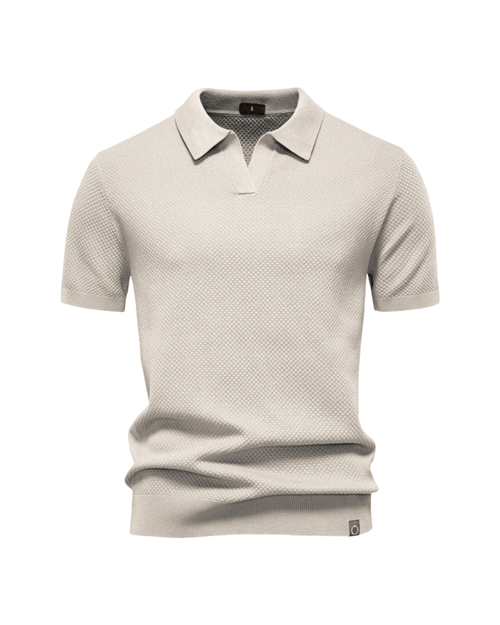 August | Casual Textured Polo Shirt