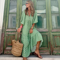 Cassandra | Geometric Print Dress