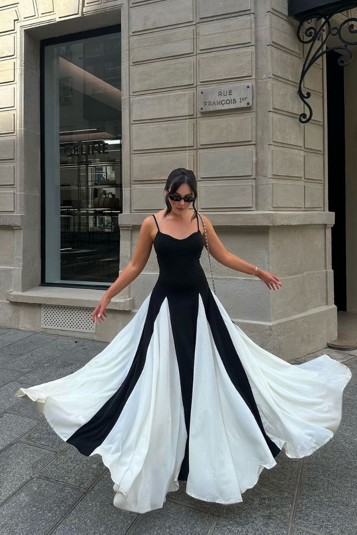 Elianna | Gestreiftes Maxi-Kleid