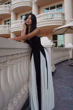 Elianna | Gestreiftes Maxi-Kleid