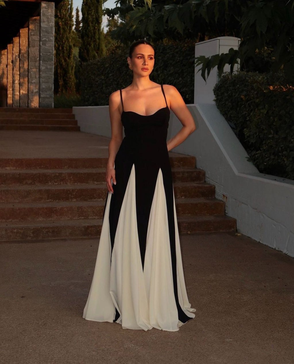 Elianna | Gestreiftes Maxi-Kleid