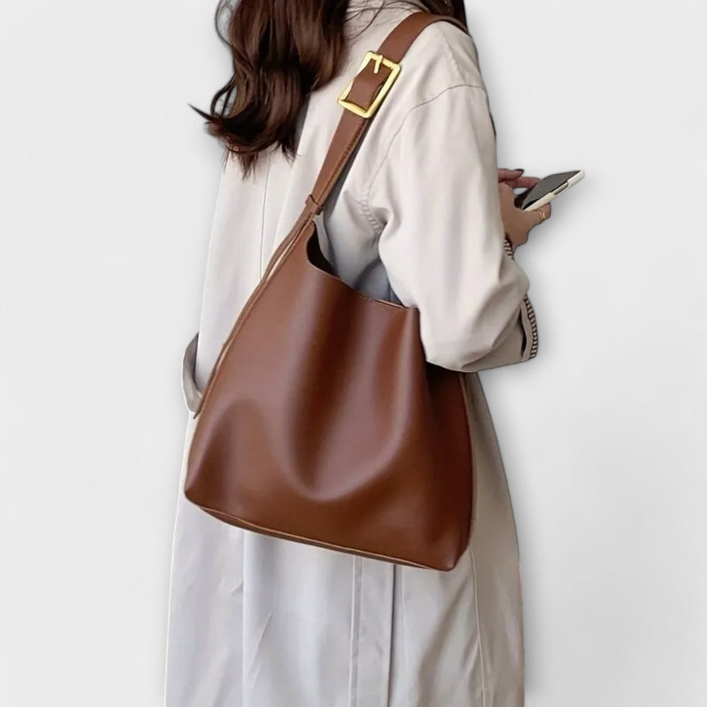 Olivia – Stilvolle Leder-Schultertasche