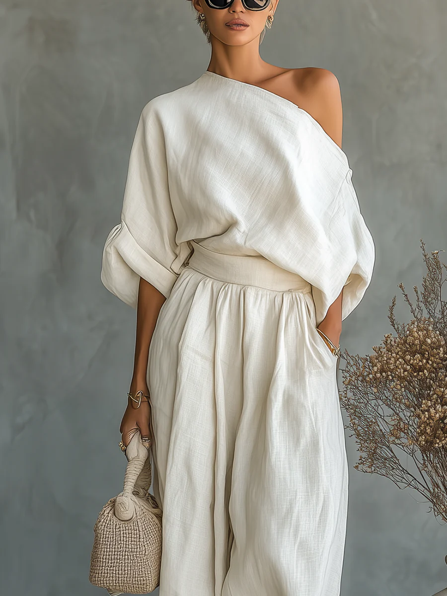 Demelza - Off-Shoulder 2-Teiliges Ensemble
