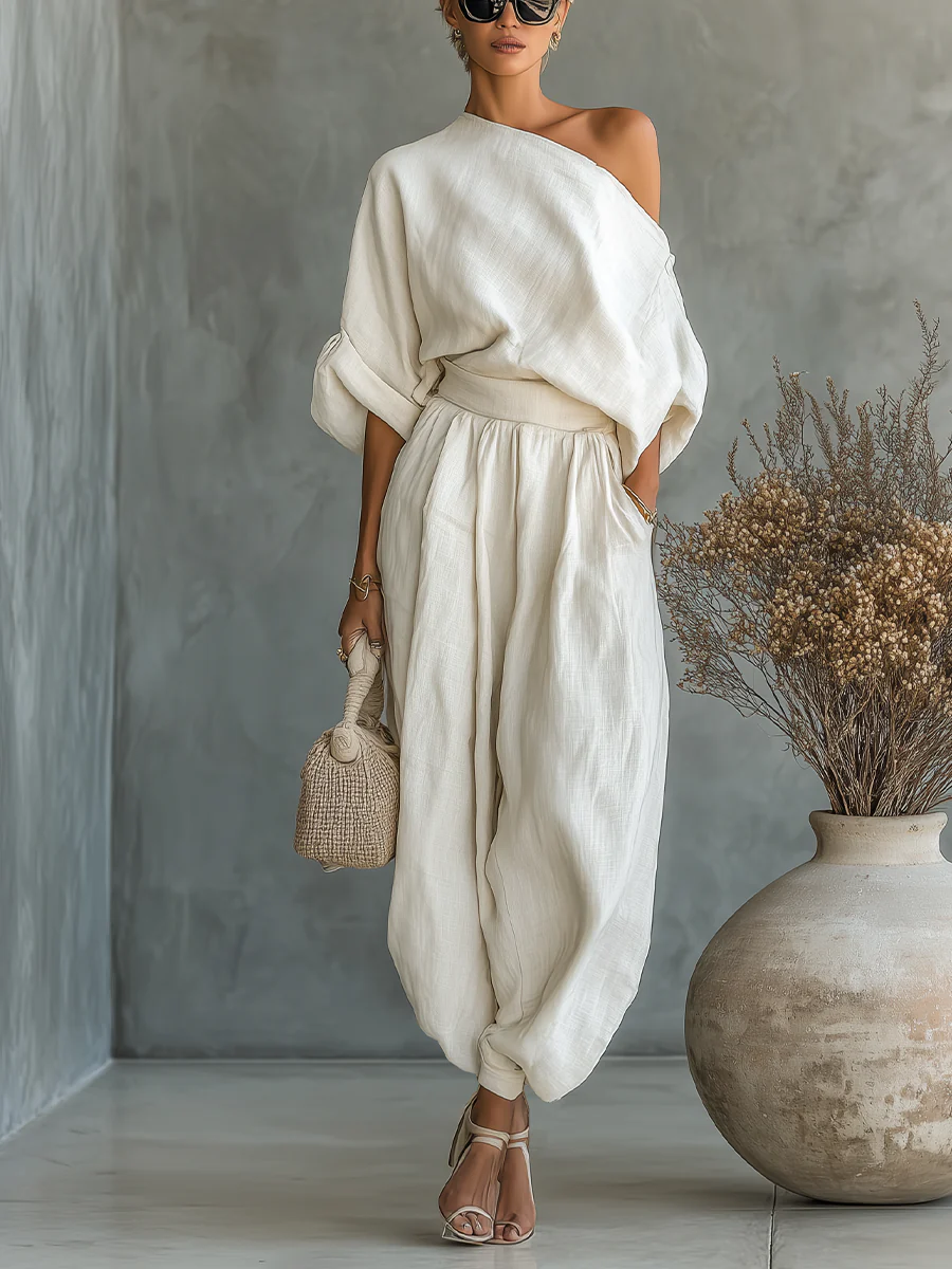 Demelza - Off-Shoulder 2-Teiliges Ensemble