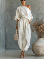 Demelza - Off-Shoulder 2-Teiliges Ensemble