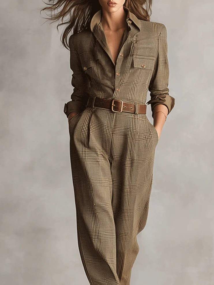 Lucinda – Stilvoller Tweed-Overall