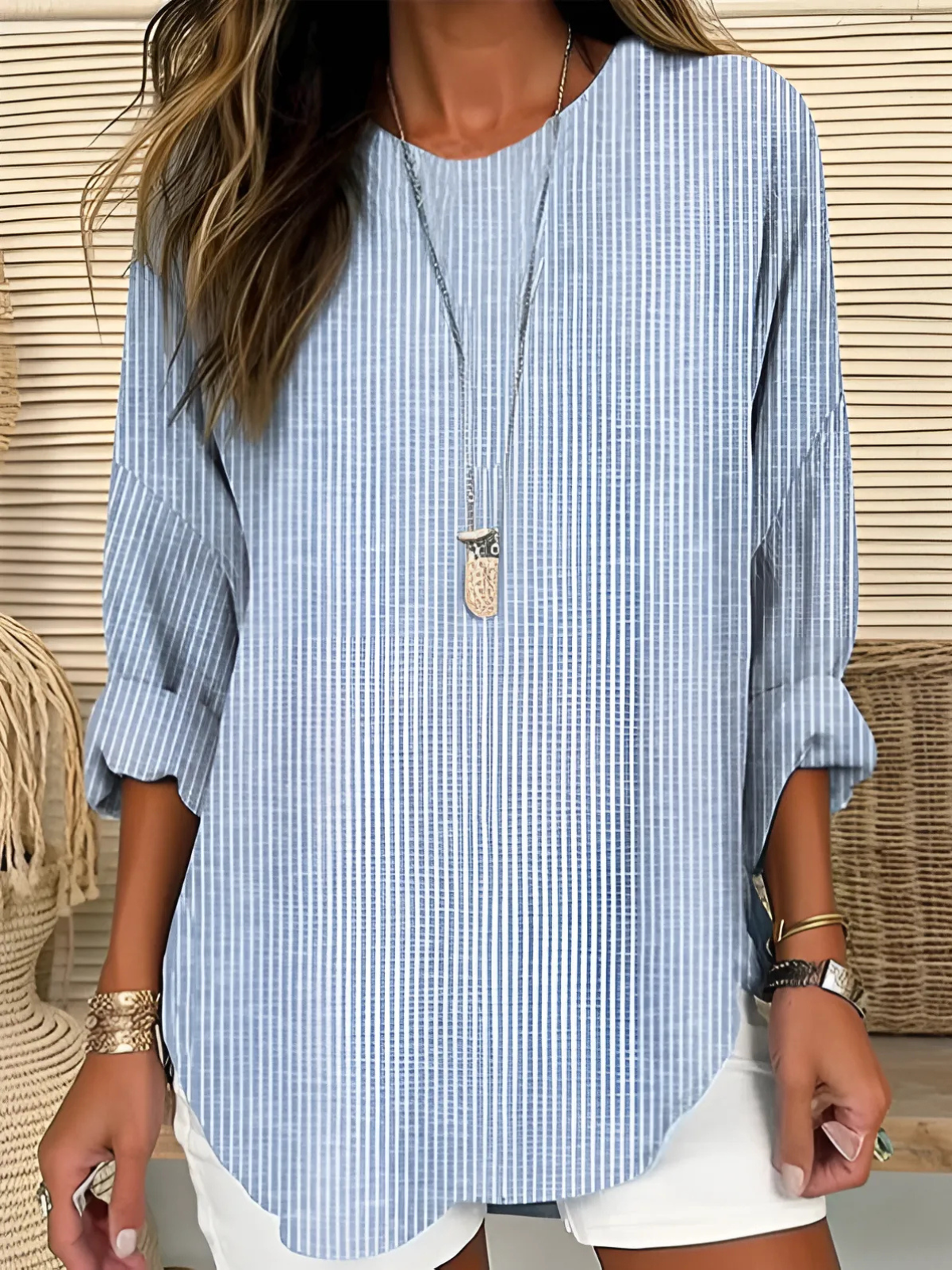 Olivia | Stylische gestreifte Bluse