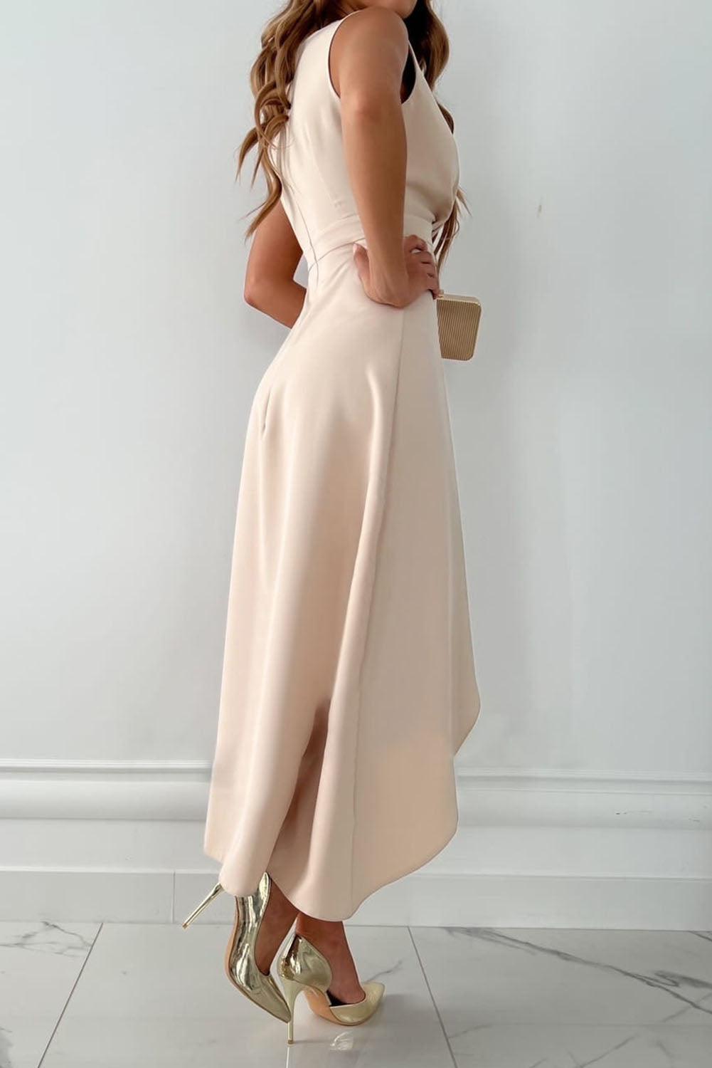 Blumenmuster Kleid