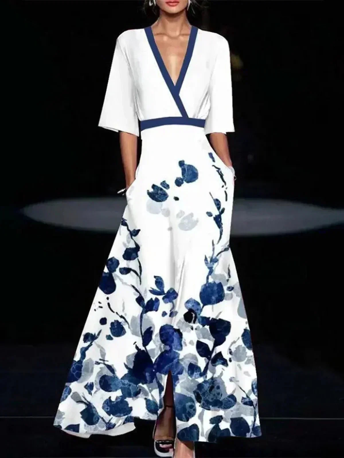 Elegantes Kleid aus Viskose