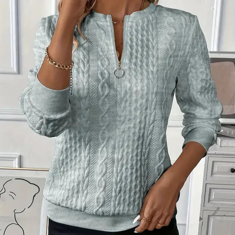 LUCIA I Zip-Up Pullover