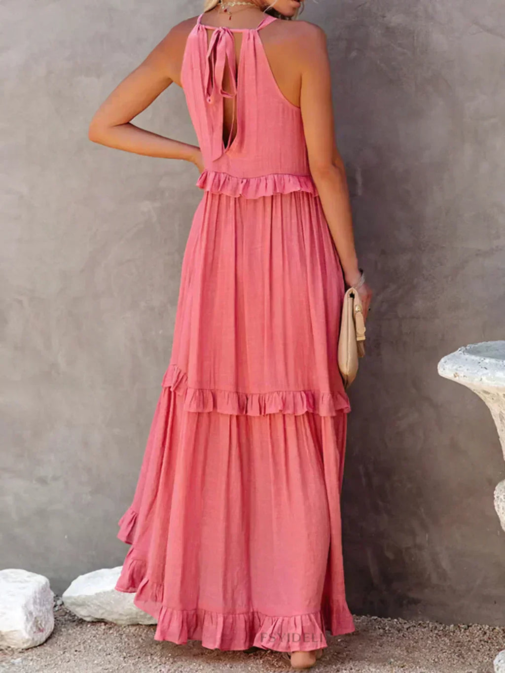 Dylilah | Kleid mit Rüschenabschluss