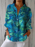Florina | Gracie Peacock Print Blouse