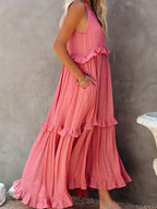 Dylilah | Kleid mit Rüschenabschluss