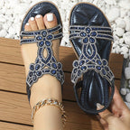 Zina | Orthopedic Crystal Sandals