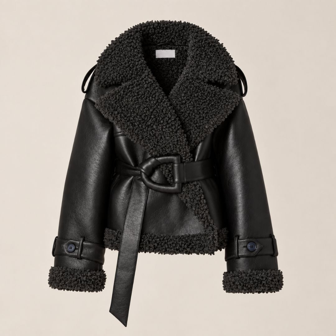 Aris | Elegante Gürteltasche zur Sherpa-Jacke