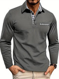 Piter - Langarm Polo-Shirt