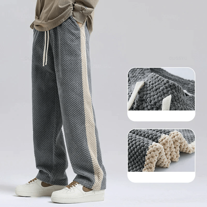 Caspar | Waffle Cord Jogging Pants