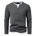 Alwin | Hochwertiges Langarmshirt aus gekämmter Baumwolle