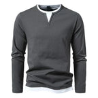 Alwin | Hochwertiges Langarmshirt aus gekämmter Baumwolle