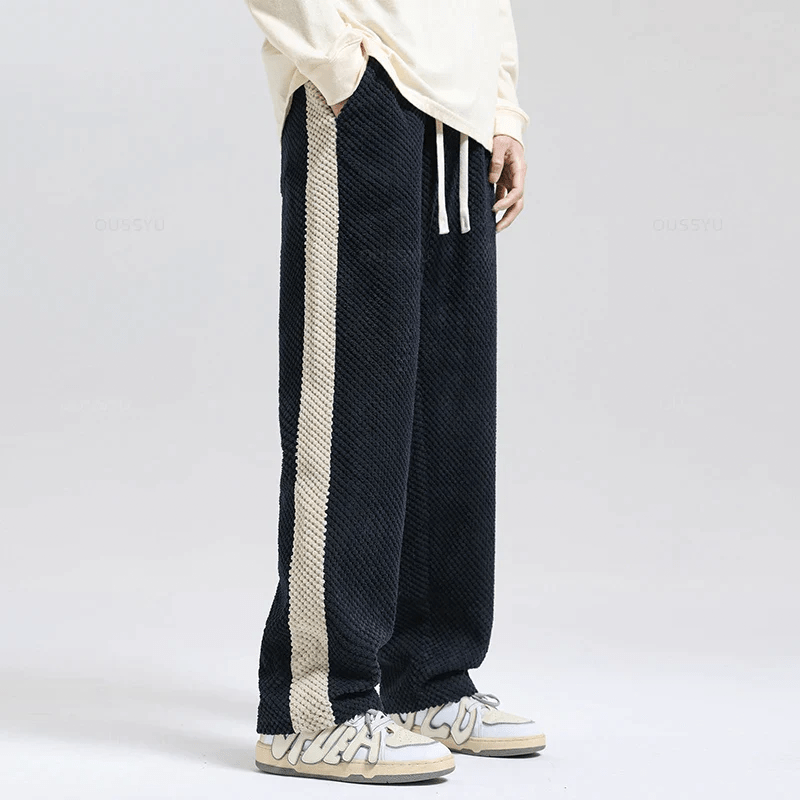 Caspar | Waffle Cord Jogging Pants
