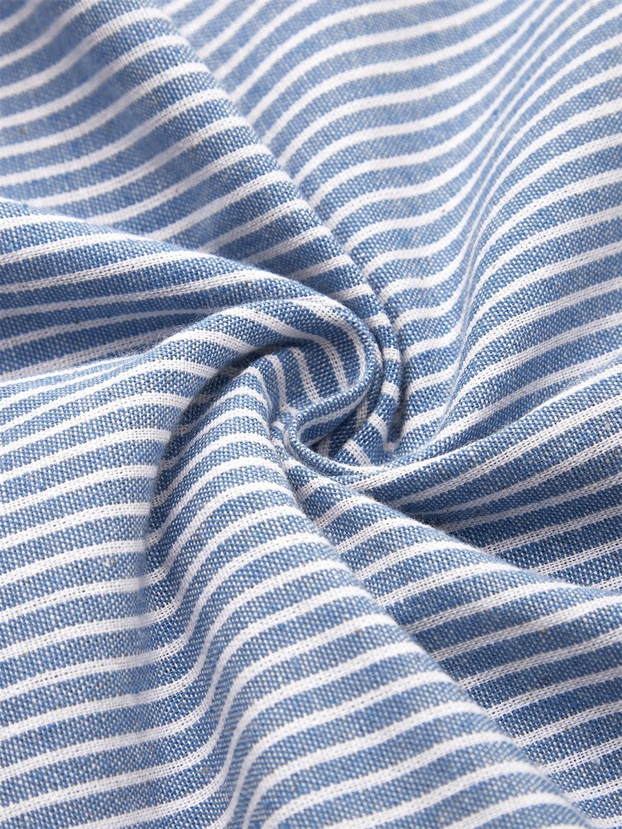 Brienne | Streifen-Midi-Kleid.