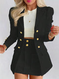Erin - Stilvolles Zweiteiliges Blazer- und Rockensemble