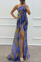 Lebhaftes Drapiertes Kleid
