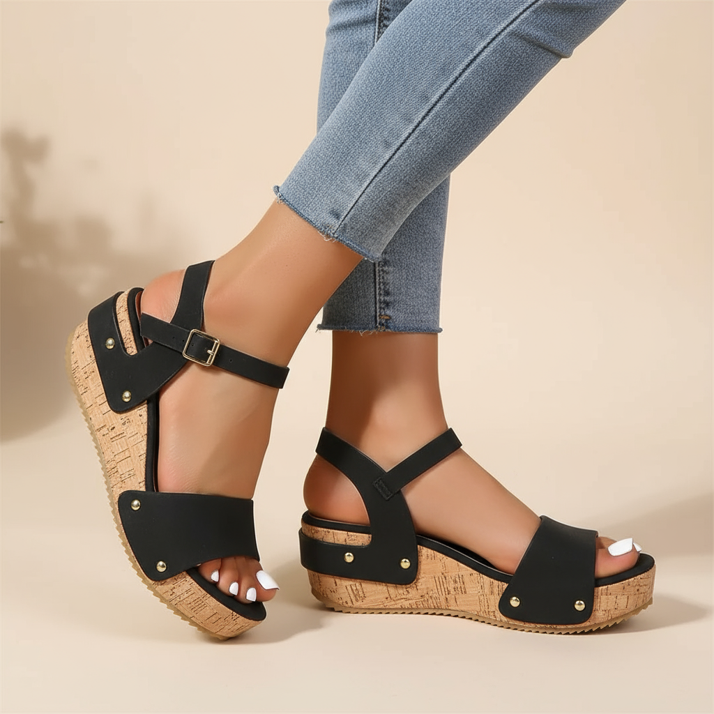 Daniela – Stilvolle Keilsandalen