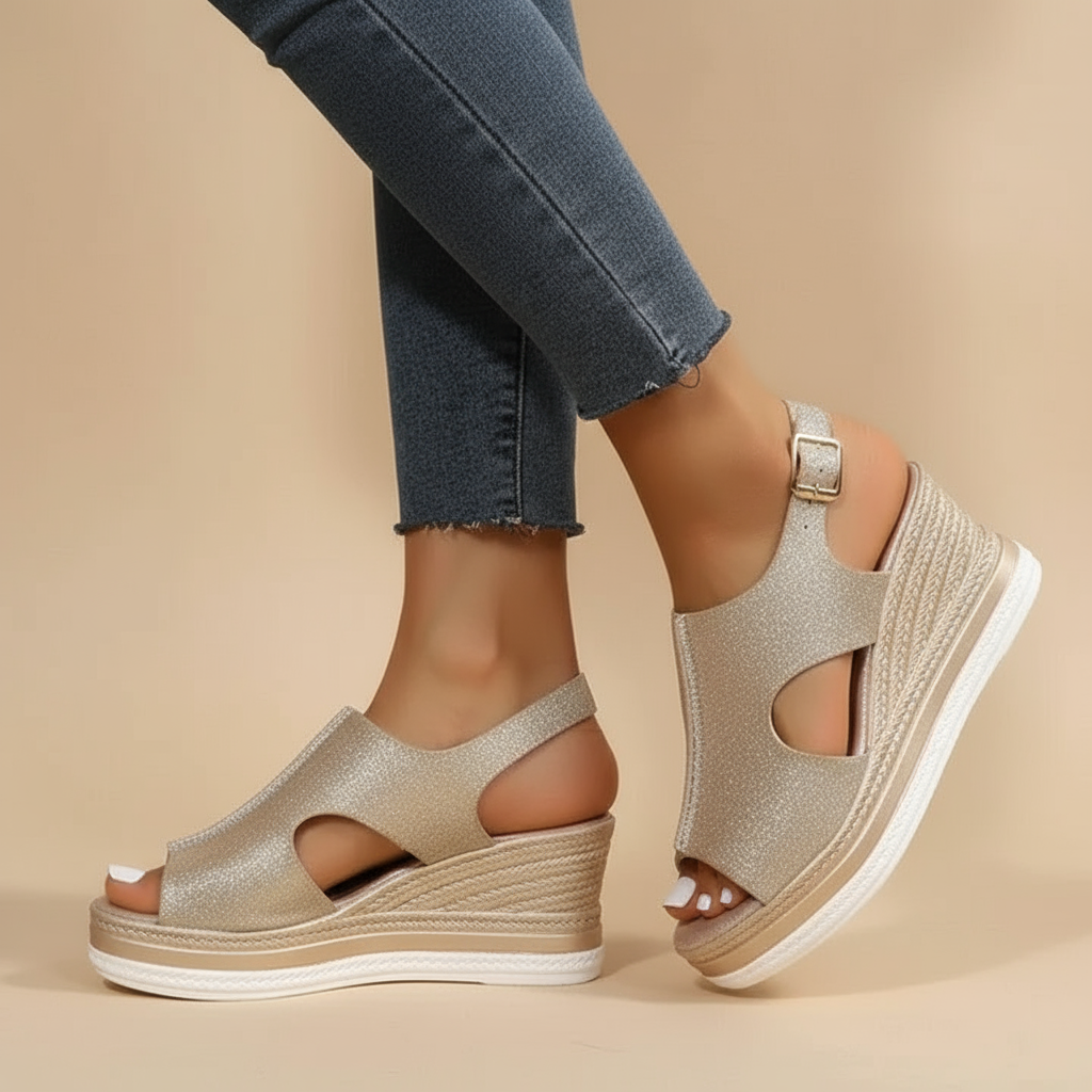Ines | Bequeme Keilsandalen für entspannte Tage