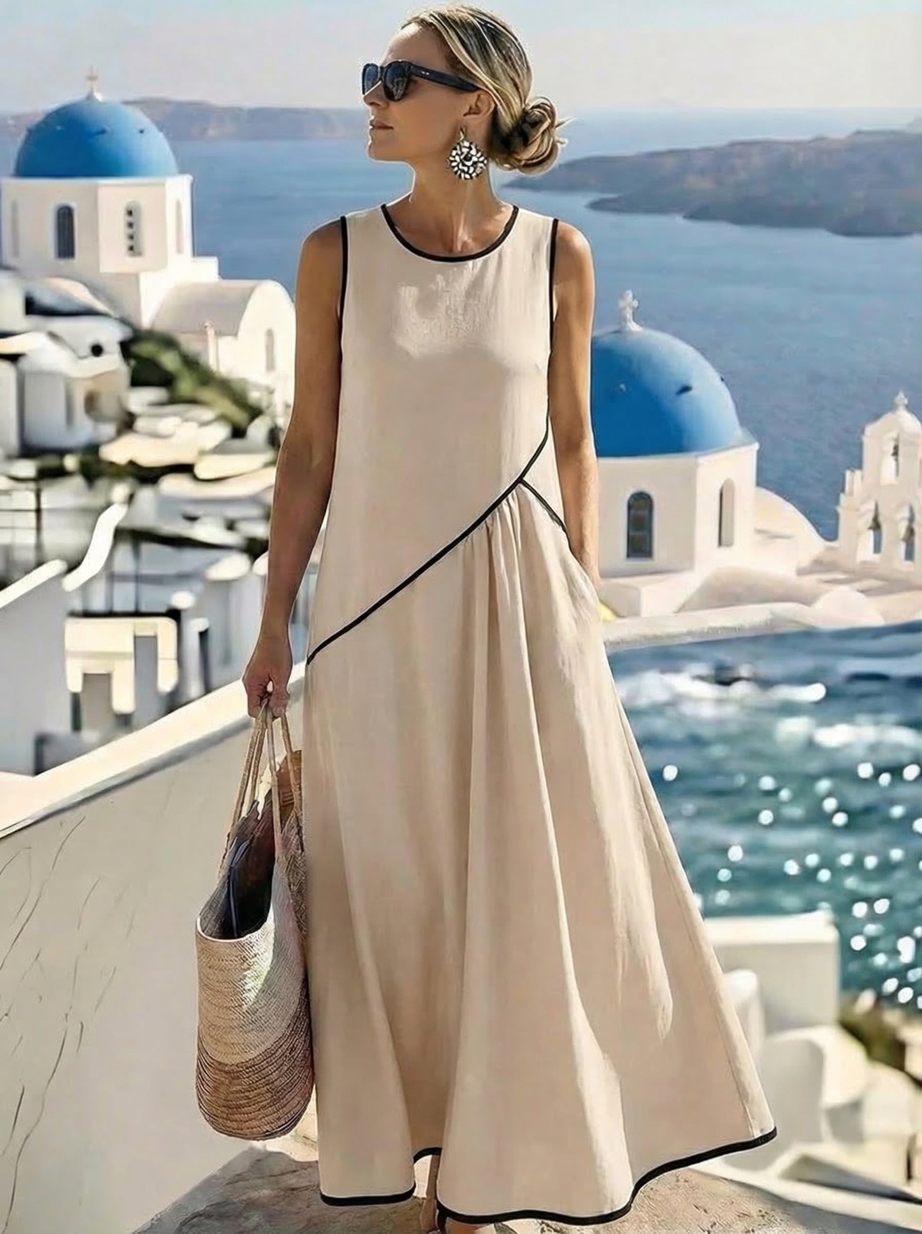 Lotte™ Gestreiftes Sommerkleid