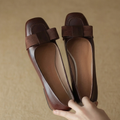 Camille Bogen Leather Ballet Flats