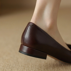 Camille Bogen Leather Ballet Flats