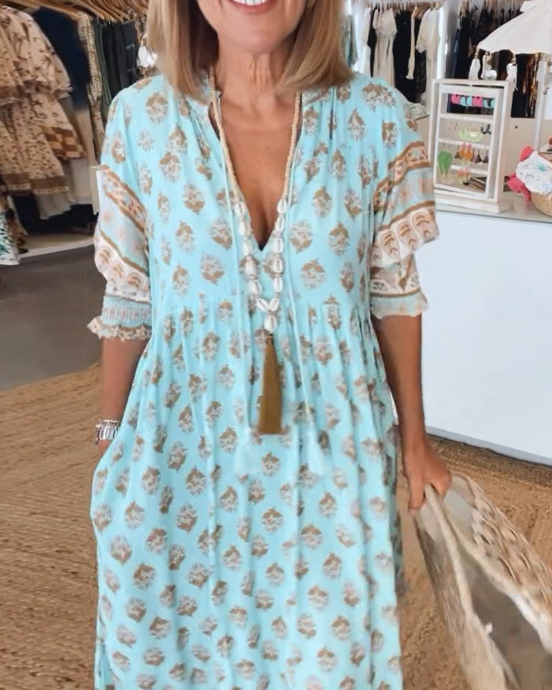 Jhasmine | Langärmliges Kleid