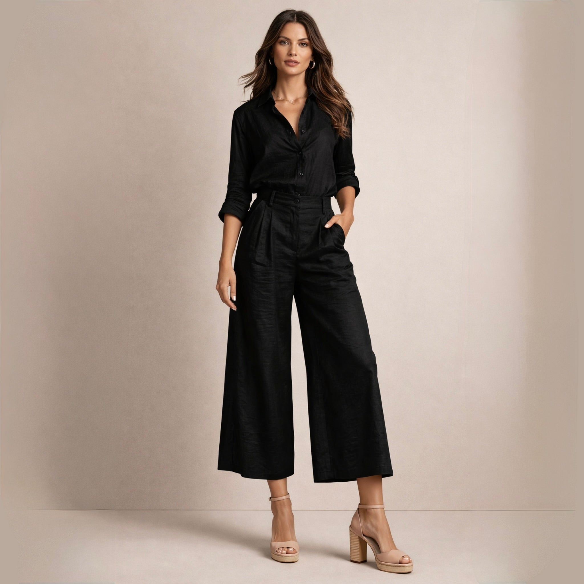 Delphine | Elegantes Leinen-Set für stilvolles Wohnen