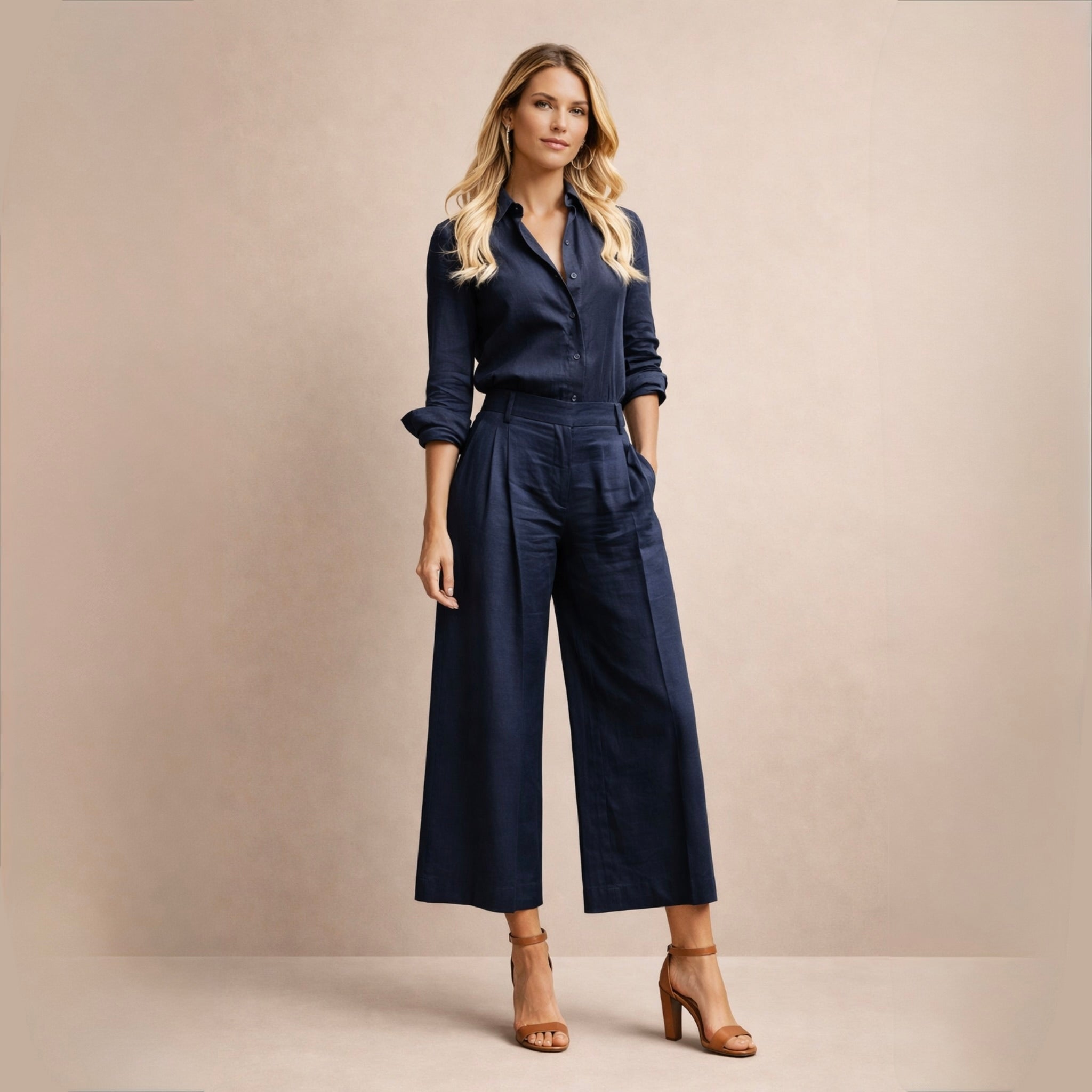 Delphine | Elegantes Leinen-Set für stilvolles Wohnen