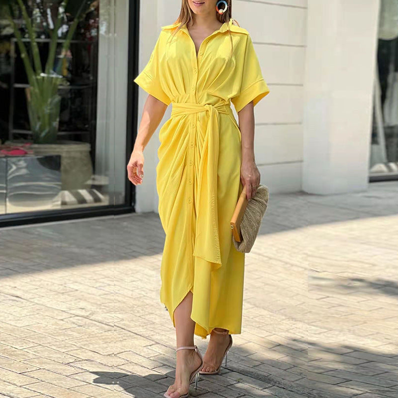 Ferne | Ruffled Hem Dress