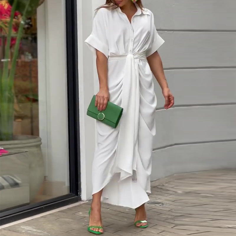 Ferne | Ruffled Hem Dress
