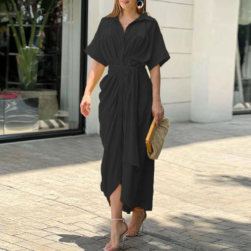 Ferne | Ruffled Hem Dress